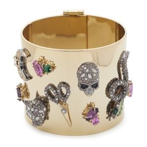 Broche Alexis Bittar Caniche Royal En Lucite Et Cristal - Neuf Avec étiquettes, Plaqué Or